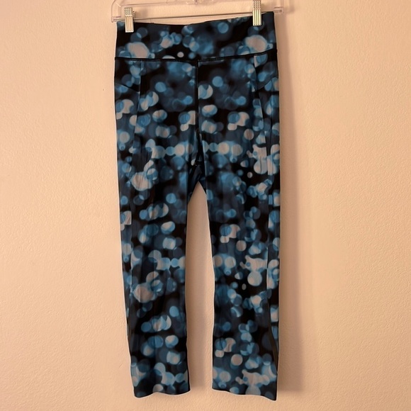Sweaty Betty X ModelFIT Blue/Black Tranquil Lights Zero Gravity Leggings Size S - Picture 2 of 8
